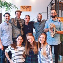 CareerUp | Beijing Young people posing for a group photo.